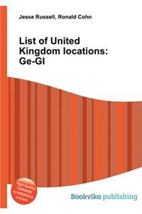 List of United Kingdom Locations