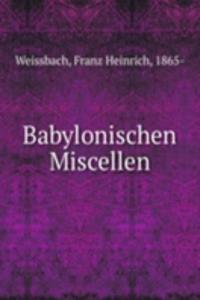 Babylonischen Miscellen