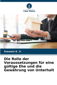 Rolle der Voraussetzungen für eine gültige Ehe und die Gewährung von Unterhalt