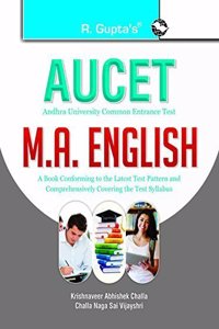 Aucet (Andhra University Common Entrance Test) M.A. English