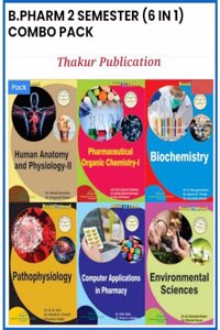 B.pharm- 2nd Sem (6 In 1) 6 Book Set For B-Pharma 2nd Semester Student Thakur Publication