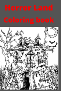 Horror Land Coloring book