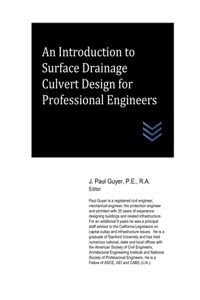 Introduction to Surface Drainage Culvert Design for Professional Engineers