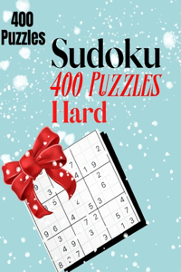 Sudoku 400 puzzles hard: Puzzle book for adults loaded with 400 Sudoku puzzles to train your brain