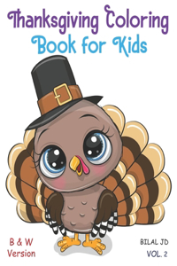 Thanksgiving Coloring Book for Kids