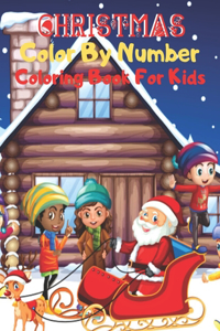 Christmas Color By Number Coloring Book For Kids