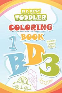 My Best Toddler Coloring Book