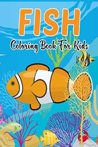 Fish Coloring Book for Kids