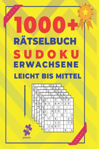 1000+ Rätselbuch Sudoku Erwachsene Leicht Bis Mittel