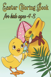 Easter Coloring Book for Kids Ages 4-8