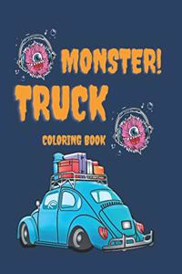 Monster Truck Coloring Book