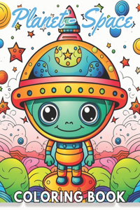 Planet and Space Coloring Book