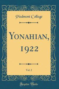 Yonahian, 1922, Vol. 2 (Classic Reprint)