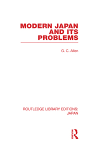 Modern Japan and its Problems