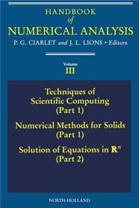 Techniques of Scientific Computing (Part 1) - Solution of Equations in RN