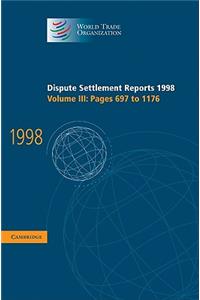 Dispute Settlement Reports 1998