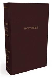 NKJV, Thinline Bible, Standard Print, Imitation Leather, Burgundy, Red Letter Edition