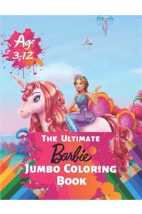 The Ultimate Barbie Jumbo Coloring Book Age 3-12
