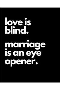 Love Is Blind Marriage Is An Eye Opener