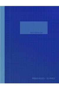 French Ruled Blue Fade