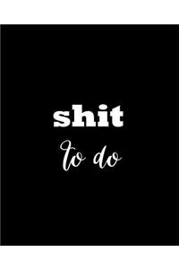 School Composition Book Funny Saying Shit To Do