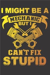 Notebook for car auto mechanic tuner and racer stupid
