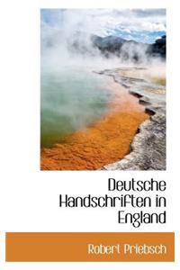 Deutsche Handschriften in England