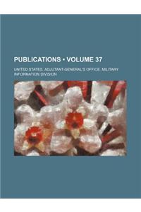 Publications (Volume 37)