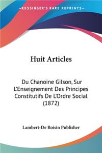 Huit Articles