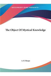The Object of Mystical Knowledge