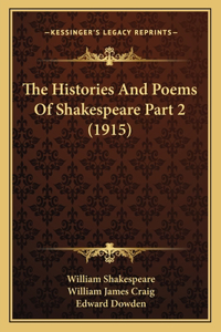 Histories And Poems Of Shakespeare Part 2 (1915)