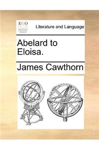 Abelard to Eloisa.