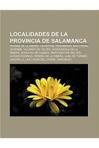 Localidades de La Provincia de Salamanca
