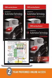 Fundamentals of Automotive Technology, Second Edition, Student Workbook, Tasksheet Manual, and 2 Year Online Access to Fundamentals of Automotive Technology Online