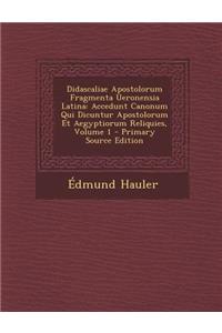 Didascaliae Apostolorum Fragmenta Ueronensia Latina