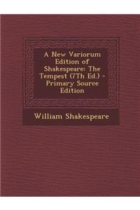 A New Variorum Edition of Shakespeare