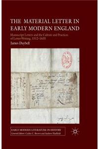 Material Letter in Early Modern England