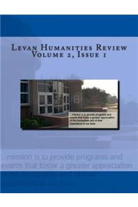 Levan Humanities Review, Volume 2, Issue 1