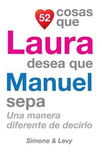 52 Cosas Que Laura Desea Que Manuel Sepa