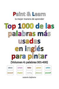 Top 1000 de las palabras más usadas en inglés (Volumen 4