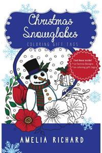 Adult Coloring Book - Christmas Snowglobes