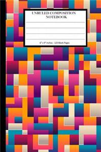 Unruled Composition Notebook 6