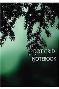 Dot Grid Notebook Pine: 110 Dot Grid Pages