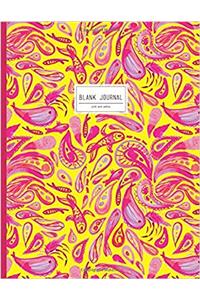 Blank Journal in Pink and Yellow