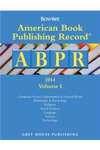 American Book Publishing Record Annual, 2014