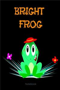 Bright Frog Composition Notebook