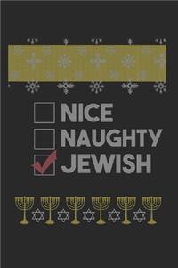 Nice Naughty Jewish Notebook