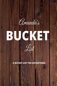 Amanda's Bucket List