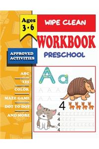 wipe clean workbook preschool ages 3-6