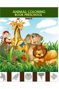 animal coloring book preschool